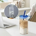 thumbnail image 5 of Coffee Glass Cup, Drinkware, 350ml Capacity, Elegant Design, Durable Glass, Hot and Cold Beverage Suitable, Easy to Clean, 5 of 7