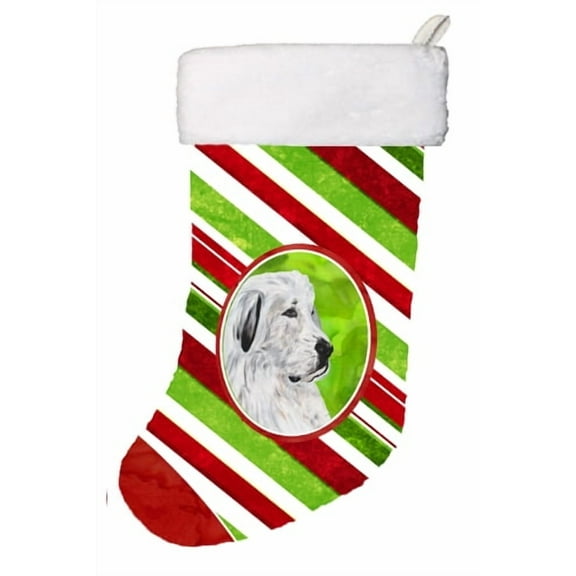 Great Pyrenees Candy Cane Christmas Christmas Stocking