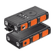 thumbnail image 3 of Mr. Gadgets Solar Magpower, Banco De Energia, 30,000mah, Carga Rapida, Power Bank Inalambrica Qi, 4 Cables Integrados, Bateria Portatil, Energia Sustentable, Linterna, Brujula Integrada Color Naranja, 3 of 8