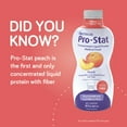 thumbnail image 5 of Pro-Stat Concentrated Liquid Protein Medical Food - Peach Flavor with Fiber, 30 Fl Oz Bottle (Case of 6), 5 of 9
