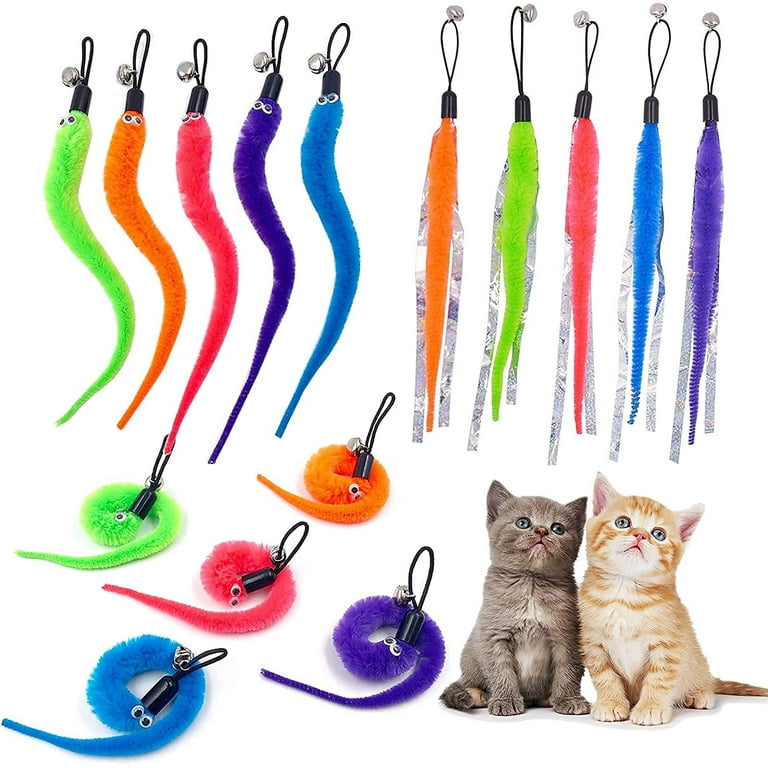 Cat feather toy replacement hot sale