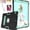 Black+Aqua, variant on For iPad Pro 10.5 2017 A1701 A1709 Case, Dteck Shockproof [Full-Body] Hybrid 3-Layer Drop Protection Rugged Case Kickstand [HD Screen Protector] Cover , Black+Rose