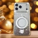 thumbnail image 5 of Estuche magnético con purpurina para iPhone 17 Pro Max, con MagSafe, con brillantes y soporte, de lujo, para cámara y a prueba de golpes, 5 of 6