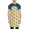 thumbnail image 4 of Cauagu Cartoon Honey Pot Bee Sunflower Aprons with Pockets,Waterproof Apron for Women,Kitchen Cooking Apron Adjustable Bib Aprons Chef Apron for Cooking,Drawing,Crafting, 4 of 8