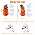 thumbnail image 5 of DUNCHATY 5pc Spooky Halloween Yard Signs with Metal Stakes, Pumpkin, Ghost, Monster Decor with Stakes - Trick or Treat Party & Outdoor Display, 5 of 9