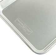 Nordic Ware Naturals 13 x 10 Aluminum Quarter Sheet, Rectangular Cookie & Baking Sheet Pan, Silver
