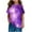 Purple, variant on Galaxies Unisex T-Shirt Girls 3D Print Crew Neck Graphic Tees Short Sleeve Summer Starry Sky T Shirts Purple， 5 Years