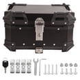 thumbnail image 2 of Aramox Motorcycle Top Box, Motorcycle Top Case 28L Capacity Aluminum Alloy Waterproof Rust  Universal For Motorbikes, 2 of 8