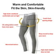 thumbnail image 4 of L-3XL Leggings Trousers Thick Thermal Underwear Men's Long Johns Bottom Pants Home Pajamas DARK GRAY ( FLEECE LINNING)-XL, 4 of 8