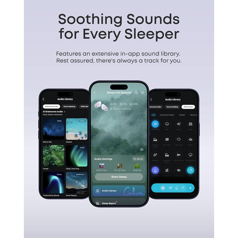 Soundcore Sleep A30 Special by Anker, Sleep Earbuds, ANC, Passive