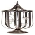thumbnail image 2 of Melrose 31054568 22 in. Decorative Antique-Style Bronze Birdcage Glass Votive Candle Holder, 2 of 4