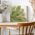 thumbnail image 2 of Framed Canvas Wall Art for Living Room Sage Green Watercolor Floral Wall Decor, Golden Lines Aesthetic Paintings for Bedroom Office Kitchen Bathroom, Ready to Hang Artwork Wall Pictures 8x8 Inch, 2 of 9