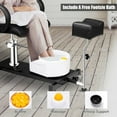 YTBW Pedicure Unit Station Hydraulic Lift Chair & Massage Foot Spa