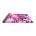 thumbnail image 2 of Ahgly Company Indoor Round Abstract Pink Contemporary Area Rugs, 8' Round, 2 of 4