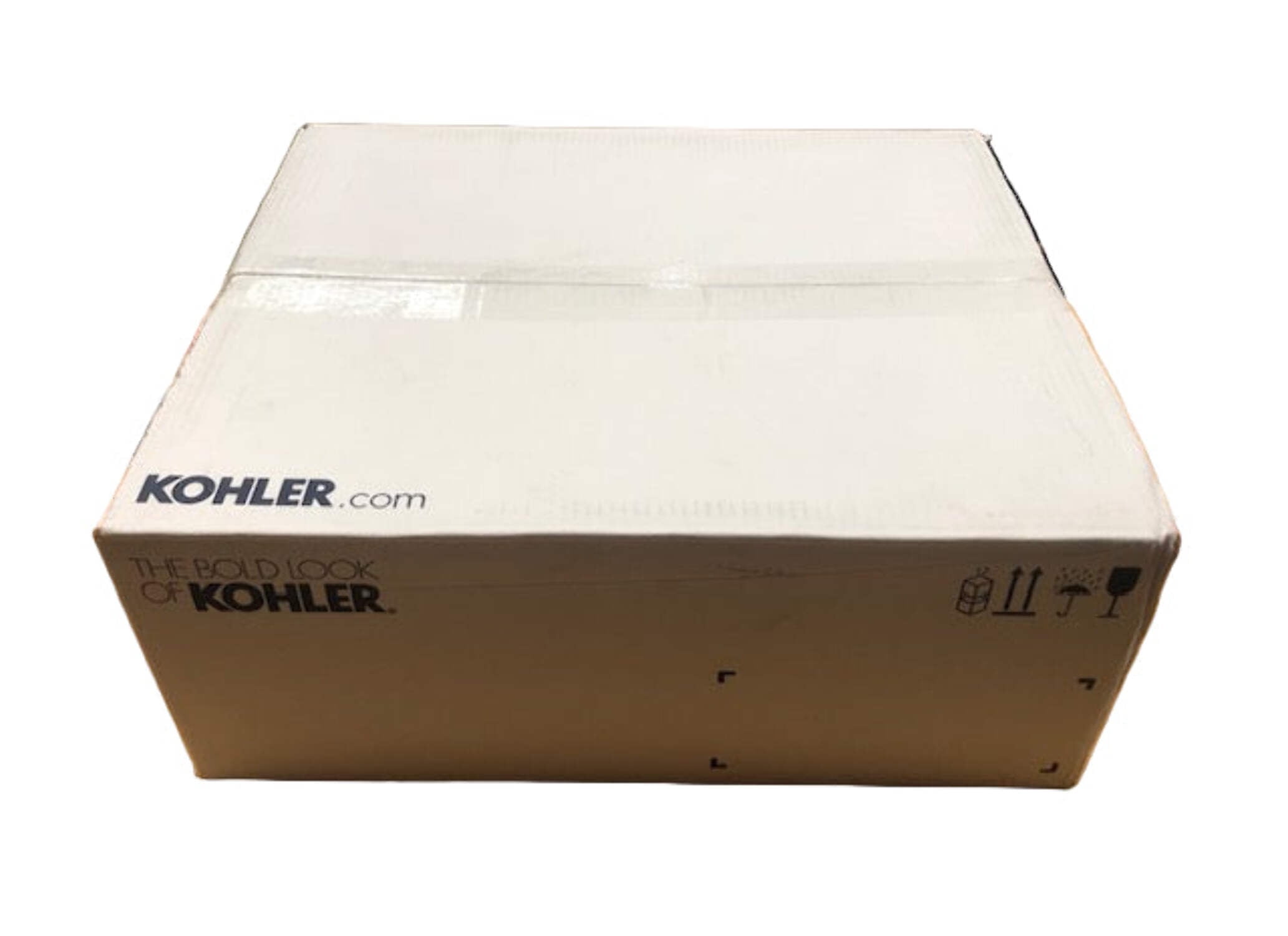 Open Box Kohler Caxton Rectangle Under-Mount Bathroom Sink with Overflow and Clamp Assembly, White