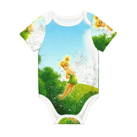 

Tinker Bell Jumpsuit Newborn Baby Bodysuit Infant Outfit 0-24Months Kids Short Clothes