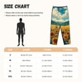 thumbnail image 4 of Picia Field Style Bicycle Young Sunflower Womens Soft Woven Cotton Elastic Waistband Sleep Pajama Pant Lounge Sleep Pant With Pockets And Drawstring-Large, 4 of 9