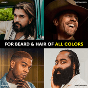 The Beard Club Permanent Hair and Beard Dye for Men, Reusable 5 Minute Color Kit, Dark Brown