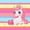 Pink Blue Golden, variant on Erosebridal Kawaii Magical Horse Zipper Twin Comforter Sets with Fitted Sheet and 2 Pillowcases,Cartoon Unicorn Rainbow Pattern Zipper Bedding Set,Pink Purple White,Reversible