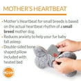 thumbnail image 4 of K&H Pet Products Mother’s Heartbeat Heated Puppy Bed Heated Bed + Bone Pillow Gray Small Breed Heartbeat 11 X 13 Inches, 4 of 11
