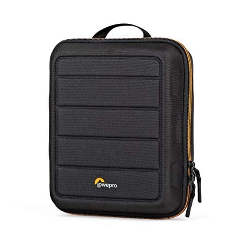Lowepro Hardside CS 80 Caso para drones pequeños, cámaras sin espejo, auriculares con orejas superiores más grandes, negro