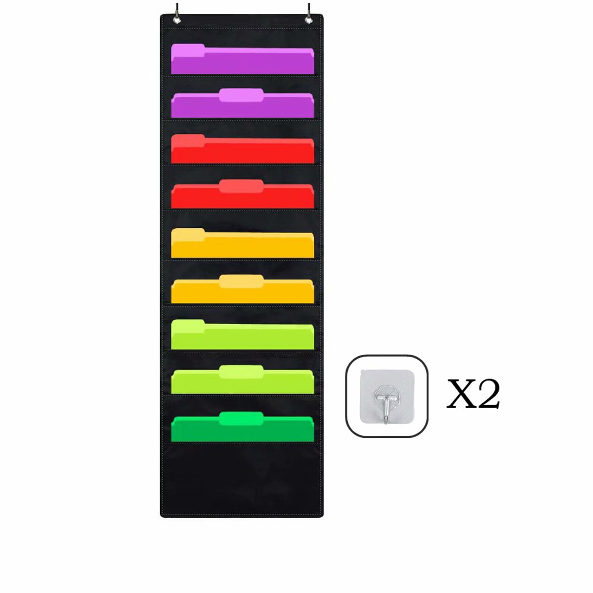 Hanging File Folder Organizer, Classroom Wall Organizer，Perfect for