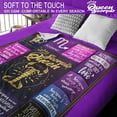thumbnail image 5 of Scorpio Gifts for Women, Scorpio Gifts, Scorpio Gift, Scorpio Birthday Gifts for Women, Scorpio Birthday Gift, Scorpio Zodiac Gifts, Gifts for Scorpio Women Blankets 50" X 60, 5 of 6
