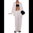 thumbnail image 1 of Conjuntos Casuales de Salón para Mujer, Camisas de Larga con Botones y Pantalones de Pierna , Conjuntos de Chándal XXL, 1 of 10