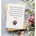 thumbnail image 4 of Pet Sympathy Card 5x7, Pet Loss Bereavement Card with Kraft Envelope Blank Inside, 4 of 4