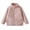 Pink_XRS9, variant on Girls Fuzzy Fleece Jacket Full Zip Mock Neck Outerwear Winter Sherpa Lined Warm Coat Soft Comfy Raglan Long Sleeve Tops with Pocket