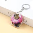 thumbnail image 4 of Capybara-Llavero acrílico creativo para mujer, accesorio colgante de dibujos animados de animales, Popular para bolso, llave de coche, regalos, 4 of 4