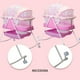 thumbnail image 4 of Cuna Moisés para Bebé Aeiou P759 Bambineto Plegable con Base Rosa, 4 of 5