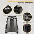 thumbnail image 4 of Backpack Cooler for Men, 25L Cooler Backpack Insulated LeakProof, Heavy Duty Lunch Bag, 4 of 8