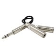 thumbnail image 1 of 6.35mm Male Jack Stereo Splitter Y Cable 2X Female 1/4 inch Plug Audio Adapter, 1 of 8