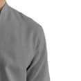 thumbnail image 3 of LEAVINGSUO Mens Dress Shirts Stand Collar Solid Color Casual Button Pocket Long Sleeve Shirt Gray S, 3 of 4