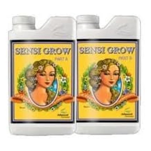 Sensi Grow A&B Nutrient Kit - 1L Each - Hydroponics & Soil Grow - Bloom Booster - Professional Grade Plant Food - Veg & Flowering Stage