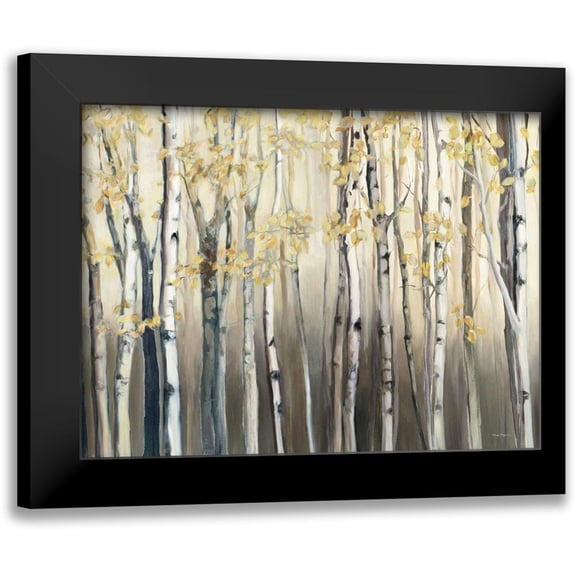 Hageman, Marilyn 14x12 Black Modern Framed Museum Art Print Titled - Golden Birch III
