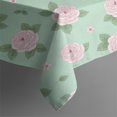 thumbnail image 4 of Pioneer Flower Floral Print Pattern Rectangle Tablecloth 60"x102", Waterproof Polyester Table Cloth, Wipeable Spillproof for Dining Camping Indoor Outdoor, 4 of 6