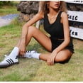 thumbnail image 5 of Pajamas for Women: Summer Two Piece Womens Pajama Sets, Solid Tank Tops and Shorts Sleepwear Outfits Loungewear, 5 of 6