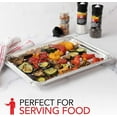 thumbnail image 4 of VeZee Disposable Small Broiler Aluminum Pans for Baking & BBQ - Convenient for Easy Cleanup and Delicious Grilling - Perfect for Home and Commercial Use - 50 Counts, 4 of 5