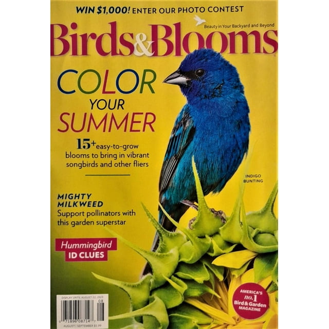 Birds & Bloom Magazine August September 2023 (Paperback NewAdult
