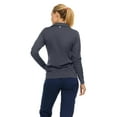 thumbnail image 4 of Medichic Scrub Jackets for Woman, Zip Front Nurse Jacket, 4-Way Stretch Fabric Warm Up Coat, 4 of 5