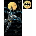 thumbnail image 1 of Batman Bath Towel and Wash Cloth Set for Kids 2 piece Multicolor Bath Set, 1 of 3