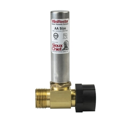 Sioux Chief MiniRester 7/8 in. Female in. X 7/8 in. D MPT in. Copper Water Hammer Arrester 1 pk, Each