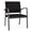 Black, variant on Newport Reception Waiting 18.5" Oversize Guest Chair / Charcoal Steel / Blue