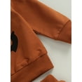 thumbnail image 6 of Bagilaanoe Toddler Baby Girl Boy Halloween Sweatshirt Long Sleeve Pumpkin Print Pullover 6M 12M 18M 24M 3T Kids Fall Loose Tee Tops, 6 of 7