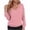 *Pink, variant on Womens Wool Pullover Sweaters ,Soft Lightweight Long Sleeve V Neck Casual Tops Gray,Womens Plus M
