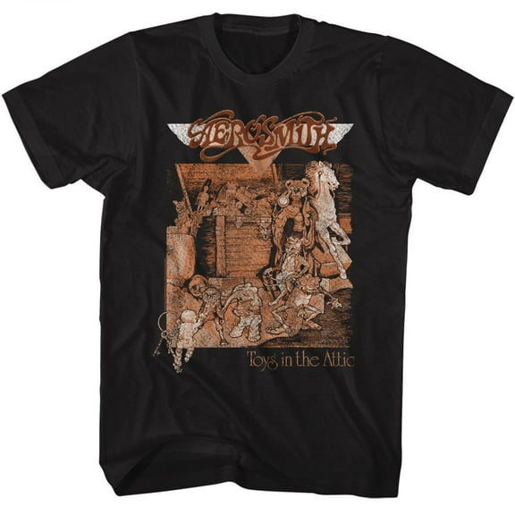 Aerosmith Toys Album Cover Black Adult T-Shirt 4Xlt
