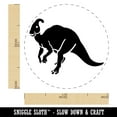 thumbnail image 2 of Parasaurolophus Dinosaur Rubber Stamp for Scrapbooking Crafting Stamping - Medium 1 Inch, 2 of 7