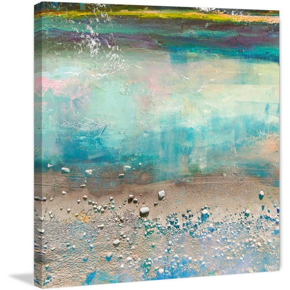 "Sand Pebbles" Painting Print on Wrapped Canvas